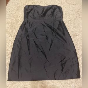 Lynn Lugo Strapless Silk Dress